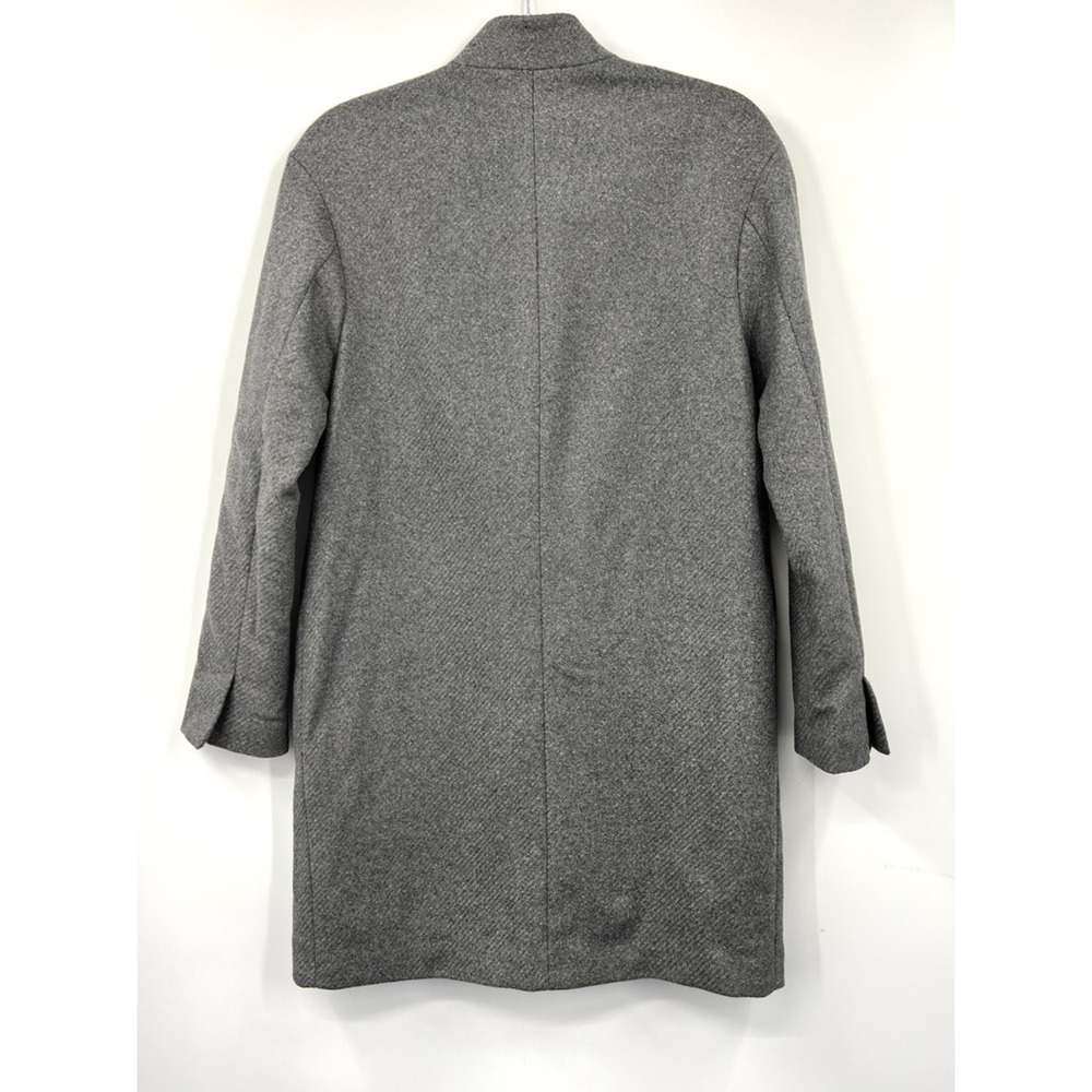Zara Grey Structured Coat Jacket Grey Size Xs Poc… - image 5